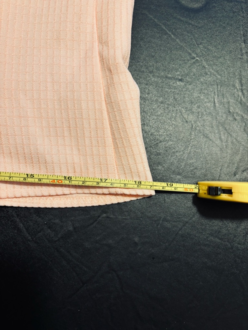 Ruffled Halter Camisole in Peach Size L (measurements in photo) - Picture 7 of 8